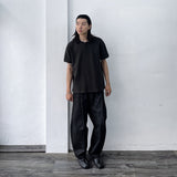 ワッフル ヘンリー リラックスド Tシャツ