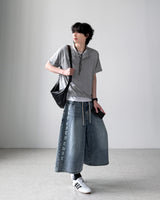 Able Lettering Bermuda Denim