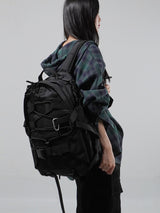 (UNISEX) カラビナストリングバックパック