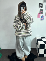 フォーマルバルーンサイドピンタックロングパンツ 🤍🩶🖤2SIZE/3COLOR