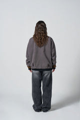 CORDUROY POINT WORK JACKET - DARK BROWN