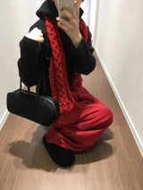 ニットフードジップアップ (3color)