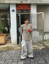 No.1348 ベーシックワンタックワイドスラックス (3color)