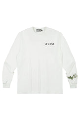 エンブロイダリーブレスレット長袖Tシャツ