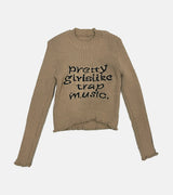2000s grunge knit