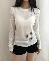 Eron Flower Long-Sleeve T-Shirt