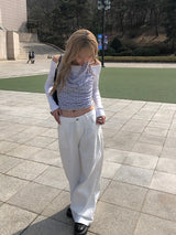 Dutti Two Pin Tuck Wide Pants