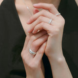 TEXTURE OF WAVE RING 003 (SILVER)