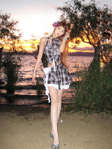 allbubbleBroken purple flower skirt