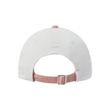 25SS PIG/BIO WASHED LEATHER PATCH BALL CAP PINK