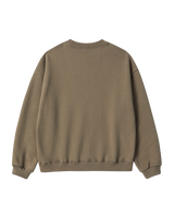 25FW WOMAN アーチシェイプドロゴナッピングスウェットシャツ