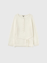 HAIRY DIA SHEER KNIT PULLOVER 