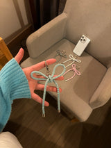 Starlit Cube Ribbon Keyring / TREEFORFIVE345