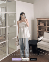 【MADE】Shirring blouse