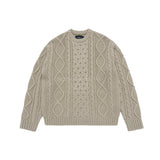 24FW ローゲージケーブルニット ベージュ