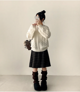Sewing Dotom Balloon Fit Round Knit