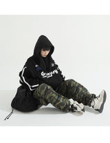 Camouflage Wide String Pants