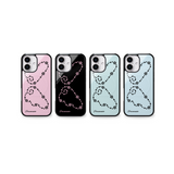 ギャルの翼MagSafeガラススマホケース