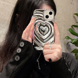 3D HEART COLOR PHONE CASE