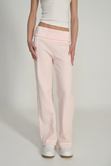 87 Waffle Track Pants, Pink