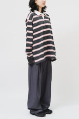 Wino Striped Rugby Top (3color)