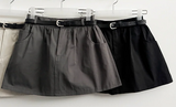 Lipo Pintuck Belt Set Banding Miniskirt