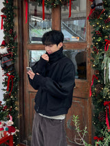 Aki Wool Collar Warmer Winter Blouson (2 Colors)