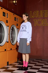 Handlogo sweatshirt / Ash gray [Unisex]