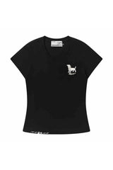 カートゥーンドッグVネックTシャツ