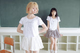 frill balloon skirt(white)