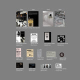 oab tone pack black / scrap sticker set