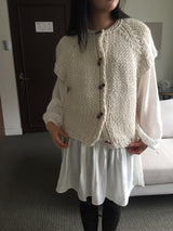 Grandma Hand-Knit Bolero (2color)