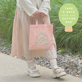 A Walk - コットンバッグ [Melonpan Turtle]