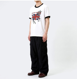 エッセンシャルスタンダードショートスリーブリンガーTシャツユニオンホース ホワイト