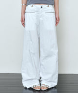 strap ny pants (white)