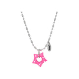 gleaming ツインリトルスターネックレス [pink]