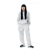 DOUBLE SIDE CARGO SWEAT PANTS [CLOUD GREY]