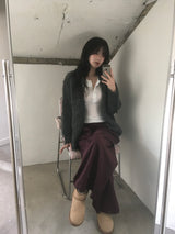 hairy overfit cardigan