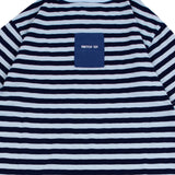 スタンダードインディゴストライプショートスリーブTシャツ (UNISEX)_SYS7TS11NV