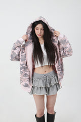 Lovely Hip Hood Zip-up