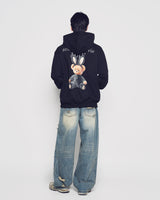 RABBIT BEAR DOLL LOGO HOODIE