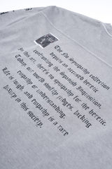 BBD Crushed Faith Pigment Long T-Shirt (Gray)