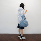 スポーティー ボストンバッグ - ブルー