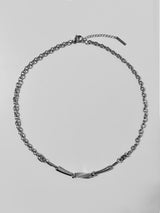 Moire Wave Chain Necklace