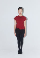 Lace Dew Tee - Red