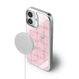 [MADE]ピーチ ツルビー マグセーフ ガラス バンパー iPhone ケース