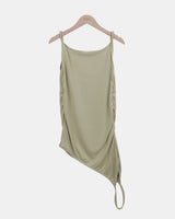 Mou Twisted Long Sleeveless Top