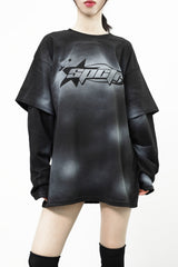 (Unisex)フィオレウォッシュドレイヤードTシャツ