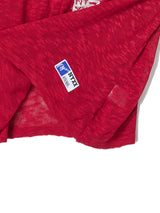 NYフラッグVネックニット (RED)
