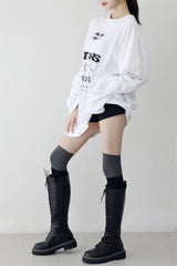 (Unisex) Senne Lettering Overfit T-Shirt